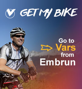 Get my Bike and go to Vars from Embrun Get my Bike and go to Vars from Embrun