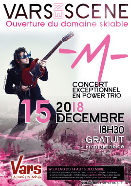 Concert de M à VARS